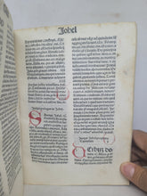 Load image into Gallery viewer, Mammotrectus super Bibliam, 1478. Nicely Rubricated, Early Biblical Dictionary, Second Venetian Edition