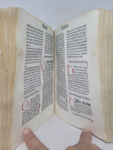 Load image into Gallery viewer, Mammotrectus super Bibliam, 1478. Nicely Rubricated, Early Biblical Dictionary, Second Venetian Edition