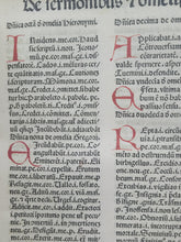 Load image into Gallery viewer, Mammotrectus super Bibliam, 1478. Nicely Rubricated, Early Biblical Dictionary, Second Venetian Edition