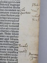 Load image into Gallery viewer, Vitae Sanctorum Patrum, Sive Vitas Patrum. Add: De Laude et Effectu Virtutum. Pseudo- Macarius: Epistola ad monachos, 1483. With Some Handwritten Marginalia