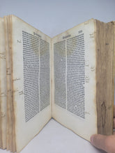 Load image into Gallery viewer, Vitae Sanctorum Patrum, Sive Vitas Patrum. Add: De Laude et Effectu Virtutum. Pseudo- Macarius: Epistola ad monachos, 1483. With Some Handwritten Marginalia