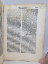 Load image into Gallery viewer, Vitae Sanctorum Patrum, Sive Vitas Patrum. Add: De Laude et Effectu Virtutum. Pseudo- Macarius: Epistola ad monachos, 1483. With Some Handwritten Marginalia