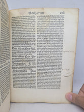 Load image into Gallery viewer, Vitae Sanctorum Patrum, Sive Vitas Patrum. Add: De Laude et Effectu Virtutum. Pseudo- Macarius: Epistola ad monachos, 1483. With Some Handwritten Marginalia