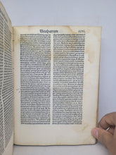 Load image into Gallery viewer, Vitae Sanctorum Patrum, Sive Vitas Patrum. Add: De Laude et Effectu Virtutum. Pseudo- Macarius: Epistola ad monachos, 1483. With Some Handwritten Marginalia