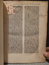 Load image into Gallery viewer, Expositio Super Toto Psalterio, 1482. Beautifully Rubricated with Magnificent Flourishes