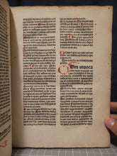 Load image into Gallery viewer, Expositio Super Toto Psalterio, 1482. Beautifully Rubricated with Magnificent Flourishes