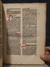 Load image into Gallery viewer, Expositio Super Toto Psalterio, 1482. Beautifully Rubricated with Magnificent Flourishes