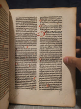 Load image into Gallery viewer, Expositio Super Toto Psalterio, 1482. Beautifully Rubricated with Magnificent Flourishes