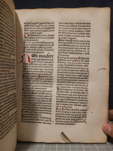 Load image into Gallery viewer, Expositio Super Toto Psalterio, 1482. Beautifully Rubricated with Magnificent Flourishes