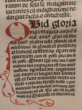 Load image into Gallery viewer, Expositio Super Toto Psalterio, 1482. Beautifully Rubricated with Magnificent Flourishes