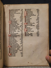 Load image into Gallery viewer, Expositio Super Toto Psalterio, 1482. Beautifully Rubricated with Magnificent Flourishes