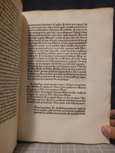 Load image into Gallery viewer, Quaestiones Evangeliorum de Tempore et de Sanctis, 1478. Volume 1 of 2. Wide Margined and Beautifully Rubricated