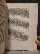 Load image into Gallery viewer, Quaestiones Evangeliorum de Tempore et de Sanctis, 1478. Volume 1 of 2. Wide Margined and Beautifully Rubricated