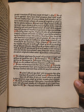 Load image into Gallery viewer, Quaestiones Evangeliorum de Tempore et de Sanctis, 1478. Volume 1 of 2. Wide Margined and Beautifully Rubricated