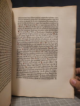 Load image into Gallery viewer, Quaestiones Evangeliorum de Tempore et de Sanctis, 1478. Volume 1 of 2. Wide Margined and Beautifully Rubricated