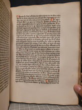 Load image into Gallery viewer, Quaestiones Evangeliorum de Tempore et de Sanctis, 1478. Volume 1 of 2. Wide Margined and Beautifully Rubricated