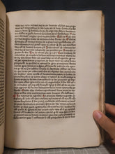Load image into Gallery viewer, Quaestiones Evangeliorum de Tempore et de Sanctis, 1478. Volume 1 of 2. Wide Margined and Beautifully Rubricated