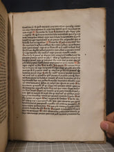 Load image into Gallery viewer, Quaestiones Evangeliorum de Tempore et de Sanctis, 1478. Volume 1 of 2. Wide Margined and Beautifully Rubricated