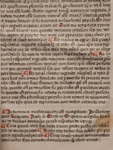 Load image into Gallery viewer, Quaestiones Evangeliorum de Tempore et de Sanctis, 1478. Volume 1 of 2. Wide Margined and Beautifully Rubricated