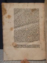 Load image into Gallery viewer, Quaestiones Evangeliorum de Tempore et de Sanctis, 1478. Volume 1 of 2. Wide Margined and Beautifully Rubricated