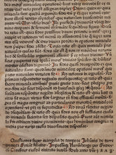 Load image into Gallery viewer, Quaestiones Evangeliorum de Tempore et de Sanctis, 1478. Volume 1 of 2. Wide Margined and Beautifully Rubricated