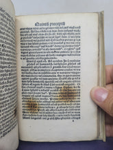 Load image into Gallery viewer, Praeceptorium, 1495(?). Unusually Rare Incunable Edition