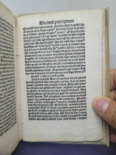 Load image into Gallery viewer, Praeceptorium, 1495(?). Unusually Rare Incunable Edition