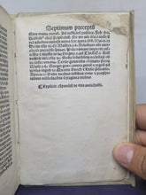 Load image into Gallery viewer, Praeceptorium, 1495(?). Unusually Rare Incunable Edition