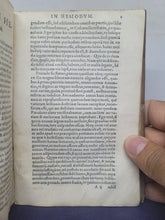 Load image into Gallery viewer, Hesiodi Ascraei Poema inscriptum; Bound With; Hesiodi Ascraei Opera Et DiesBound With; In Hesiodi Libros De Opere, 1548/1546/1543. Sammelband of Hesiod’s Works, with the Original Greek