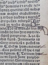 Load image into Gallery viewer, Sermones Gabrielis Barelete Tam Quadragesimales Quam de Sanctis, 1536. Tomus Primus and Secondus Bound in One. With Annotations and 8 Leaves Partially Supplemented by an Early Hand