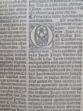Load image into Gallery viewer, Sermones Gabrielis Barelete Tam Quadragesimales Quam de Sanctis, 1536. Tomus Primus and Secondus Bound in One. With Annotations and 8 Leaves Partially Supplemented by an Early Hand