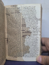 Load image into Gallery viewer, Sermones Gabrielis Barelete Tam Quadragesimales Quam de Sanctis, 1536. Tomus Primus and Secondus Bound in One. With Annotations and 8 Leaves Partially Supplemented by an Early Hand