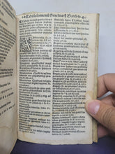Load image into Gallery viewer, Sermones Gabrielis Barelete Tam Quadragesimales Quam de Sanctis, 1536. Tomus Primus and Secondus Bound in One. With Annotations and 8 Leaves Partially Supplemented by an Early Hand