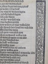 Load image into Gallery viewer, Ein Hübsch Lesen unn Grosz Wunderzeichen von dem heiligen zwölffbotten sant Jacob und zweien Jacobs brüdern, 1516. An Extremely Scarce Legend Written in Verse and with Woodcut Borders. Also Bound in Manuscript Waste