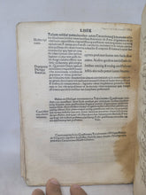 Load image into Gallery viewer, Commentarii Questionum Tusculanarum Editi a Philippo Beroaldo, 1519. With Two Pages of Contemporary Notes at the End