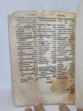 Load image into Gallery viewer, Commentarii Questionum Tusculanarum Editi a Philippo Beroaldo, 1519. With Two Pages of Contemporary Notes at the End