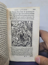 Load image into Gallery viewer, Testamenti Novi Editio Vulgate, 1547(?). Illustrated Pocket Edition of the New Testament, With Woodcuts by Jacques Le Fevre