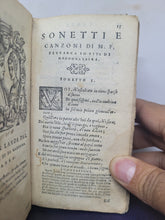 Load image into Gallery viewer, Il Petrarca con dichiarationi non piu stampate. Insieme con alcune belle annotationi, tratte dalle dottissime prose di monsignor Bembo, 1564
