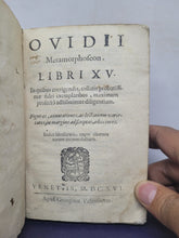 Load image into Gallery viewer, Ovidii Metamorphoseon Libri XV, 1616