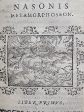 Load image into Gallery viewer, Ovidii Metamorphoseon Libri XV, 1616