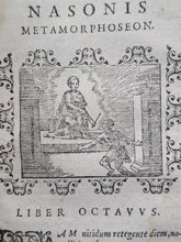 Load image into Gallery viewer, Ovidii Metamorphoseon Libri XV, 1616