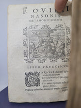Load image into Gallery viewer, Ovidii Metamorphoseon Libri XV, 1616