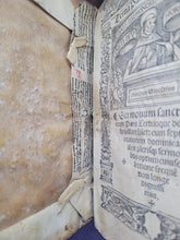 Load image into Gallery viewer, Sermonum Sancti Vincentij Pars Tertia Que de Sanctis Appellari Solet, 1525. Third and Final Volume. With Several Early Annotations and 13th Century Manuscript Binder’s Waste