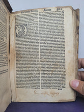 Load image into Gallery viewer, Sermonum Sancti Vincentij Pars Tertia Que de Sanctis Appellari Solet, 1525. Third and Final Volume. With Several Early Annotations and 13th Century Manuscript Binder’s Waste