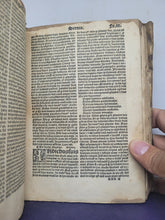 Load image into Gallery viewer, Sermonum Sancti Vincentij Pars Tertia Que de Sanctis Appellari Solet, 1525. Third and Final Volume. With Several Early Annotations and 13th Century Manuscript Binder’s Waste