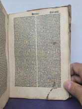 Load image into Gallery viewer, Sermonum Sancti Vincentij Pars Tertia Que de Sanctis Appellari Solet, 1525. Third and Final Volume. With Several Early Annotations and 13th Century Manuscript Binder’s Waste