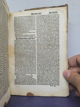 Load image into Gallery viewer, Sermonum Sancti Vincentij Pars Tertia Que de Sanctis Appellari Solet, 1525. Third and Final Volume. With Several Early Annotations and 13th Century Manuscript Binder’s Waste