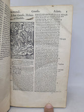 Load image into Gallery viewer, Biblia Insignium Historiarum Simulachris, cum venustati, tum veritati accomodis illustrate, 1542. First Gryphius Edition. Illustrated with Woodcuts by Hans Holbein and Sebald Beham