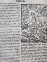 Load image into Gallery viewer, Biblia Insignium Historiarum Simulachris, cum venustati, tum veritati accomodis illustrate, 1542. First Gryphius Edition. Illustrated with Woodcuts by Hans Holbein and Sebald Beham