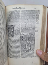 Load image into Gallery viewer, Biblia Insignium Historiarum Simulachris, cum venustati, tum veritati accomodis illustrate, 1542. First Gryphius Edition. Illustrated with Woodcuts by Hans Holbein and Sebald Beham